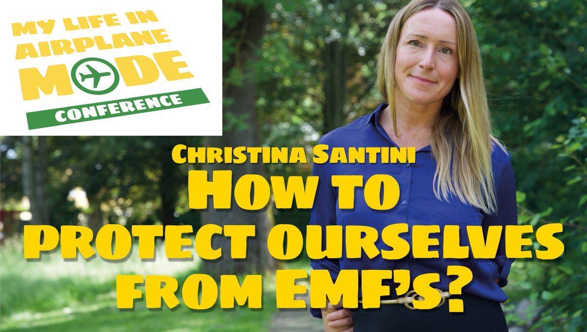 🎬how to fortify our organisms against EMFs ? 
with Christina Santini 👇