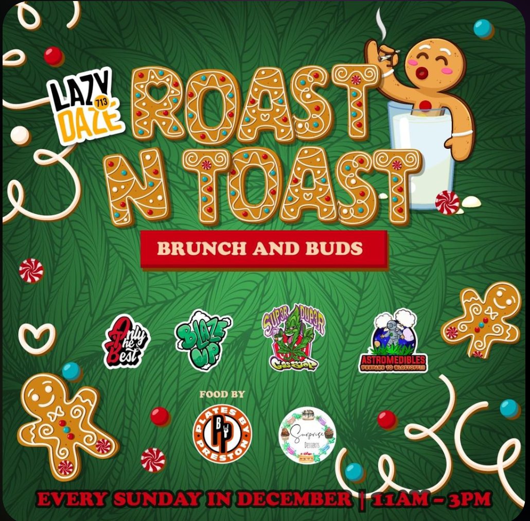 R 🍩 A S T  N  T 🍽️ A S T 💨💨💨
Sunday, December 1st the gang is back 

From 11 -  3pm 18+ only, no children. 

<a href="/platesbypreston/">Preston Smith</a> 
@blazeup_htx 
@astromedibles84 
@sup3rdup3rgasstop33 
@surprisedesserts 
@otb_theofficial
