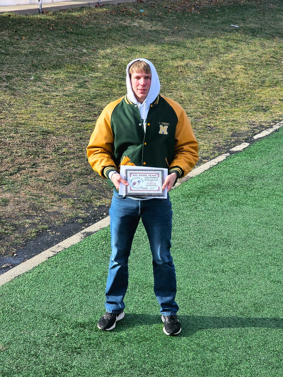 Cale Kimbro (@kimbro_cale) on Twitter photo Received my plaque for 5A All-State at ISU this morning. It was an honor to stand with and be recognized with some of the best players in the state.
<a href="/17NickHill/">Nick Hill</a> <a href="/CoachMaccc/">Mac McLeran</a> <a href="/CoachJoeDavis/">Joe Davis</a> <a href="/FB_Coach_Wilk/">Chris Wilkerson</a> <a href="/DeepDishFB/">DEEP DISH FOOTBALL</a> <a href="/EDGYTIM/">Timothy βEDGYTIMβ OHalloran</a> <a href="/PrepRedzoneIL/">Prep Redzone Illinois</a> <a href="/Bryan_Ault/">Bryan Ault - Midwest Scout</a> Received my plaque for 5A All-State at ISU this morning. It was an honor to stand with and be recognized with some of the best players in the state.
<a href="/17NickHill/">Nick Hill</a> <a href="/CoachMaccc/">Mac McLeran</a> <a href="/CoachJoeDavis/">Joe Davis</a> <a href="/FB_Coach_Wilk/">Chris Wilkerson</a> <a href="/DeepDishFB/">DEEP DISH FOOTBALL</a> <a href="/EDGYTIM/">Timothy βEDGYTIMβ OHalloran</a> <a href="/PrepRedzoneIL/">Prep Redzone Illinois</a> <a href="/Bryan_Ault/">Bryan Ault - Midwest Scout</a>