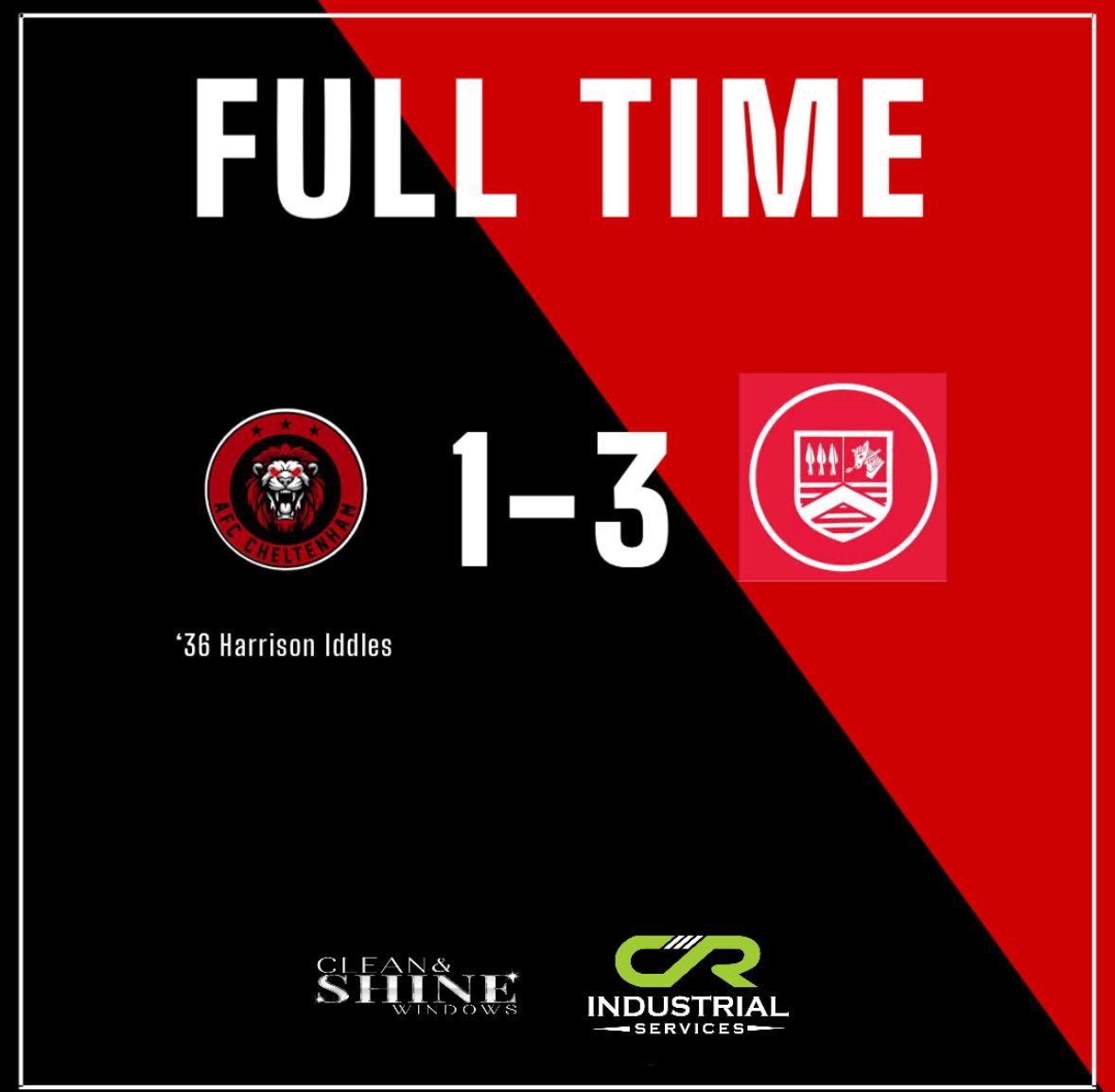 A disappointing result this afternoon as <a href="/ShurdyRovers/">Shurdington Rovers FC</a> take the spoils between the leagues only unbeaten sides. 😖

They are a tough side to break down as we went all out but congrats to them and we look forward to the reverse fixture next year! 👏