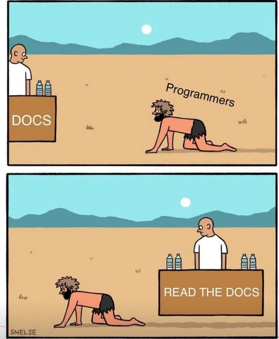 CoderDz's tweet image. لماذا تتحاشى التوثيق الرسمي 🤔