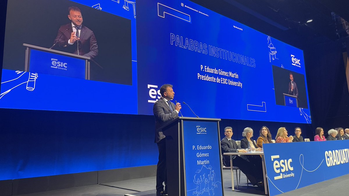 "La autenticidad es el mejor modo de mostrar a uno mismo. El mejor modo de mostrar el tesoro que lleváis dentro" Eduardo Gómez (<a href="/edugomartin/">Eduardo Gómez Martín</a>) presidente de ESIC #GraduaciónESIC