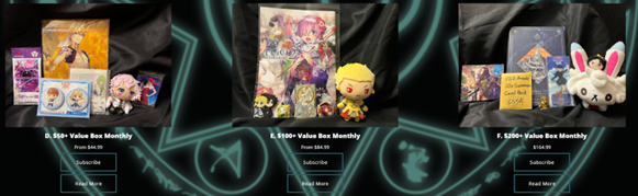 FateMerch's tweet image. Cyber Monday came early this year!

Visit FateMerch.com now through Monday 12/2 to get 20% any of our value-based #Fate subscription boxes for 1 month!

Use code CYBER24 at checkout - Happy Holidays!