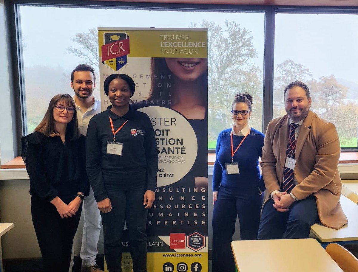 🎓 Retour sur les JPO à l'Institut Catholique de Rennes ! En tant qu'enseignante en #Master #Droit &amp; Gestion de la #Santé, j'ai pu rencontrer de futurs cadres et dirigeants du secteur de la santé.
Merci aux étudiants pour leur engagement et leur présence ! 🙌