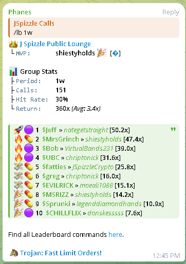 JSpizzleCrypto's tweet image. 360X in my shill lounge in the last week but people are freaking out about their 2X in XRP. AND MY SHILL LOUNGE IS FREE lol. Nothing to see here. t.me/JspizzleLounge #supportsmallchannels