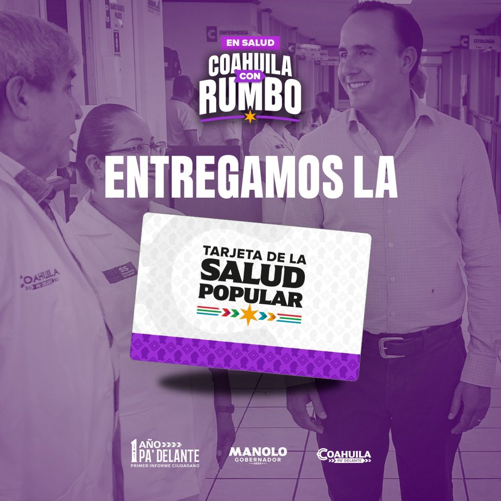 #1AñoPaDelante #CoahuilaConRumbo