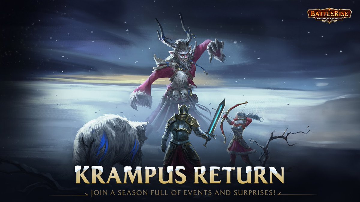 🔥 Krampus Return is LIVE! 🎄

✨ Every kill counts TRIPLE – zoom through the Library!
💰 A side path full of treasures:  
- Rune drops tripled!
- Legendary artifacts await. 
- Rare opponents lurking… 👀 

⚔️ Meet Orochi, Damyo – the Infernal Team’s newest powerhouse! 

🎁 And