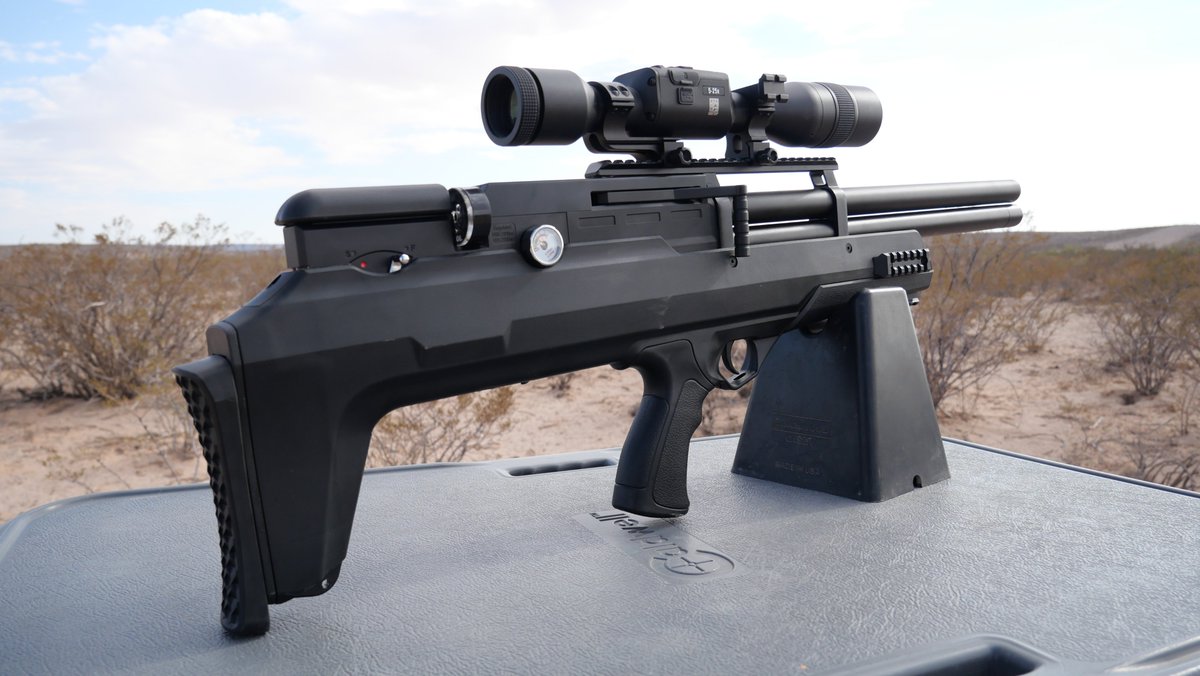 airgunweb's tweet photo. Have you seen this video? https://t.co/IkyJX0Wux7

Product: Air Venturi Avenger Bullpup II
Provided by: Pyramyd Air
Photo by: Rick Eutsler

#pyramydair #avengerbullpup #avengerPCP #atnoptics #jsbpellets #airguns #gatewaytoairguns @airventuri @pyramydair @atn_nightvision https://t.co/xIAaIQ1pxa