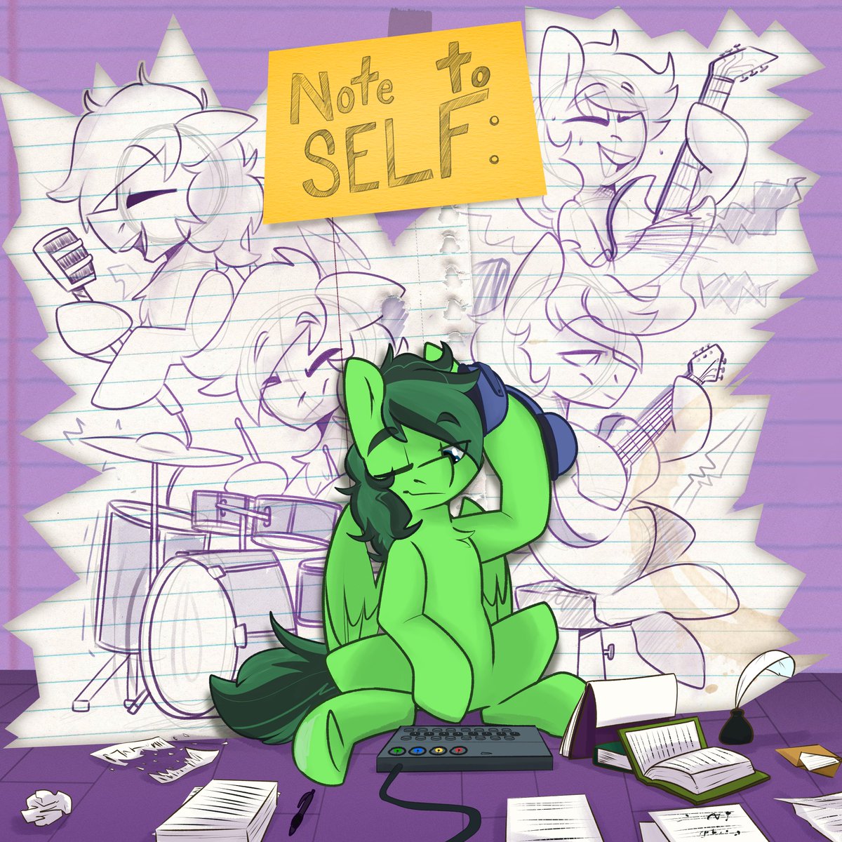 CaeHawk's tweet image. 📝“Note to Self”🗒️
New EP out now!
Artwork by @ModularPon
Youtube: youtube.com/watch?v=u9tF91…
Spotify: open.spotify.com/album/2zvw84wc…
Apple Music: music.apple.com/us/album/note-…
Bandcamp: caedonhawk.bandcamp.com/album/note-to-…
