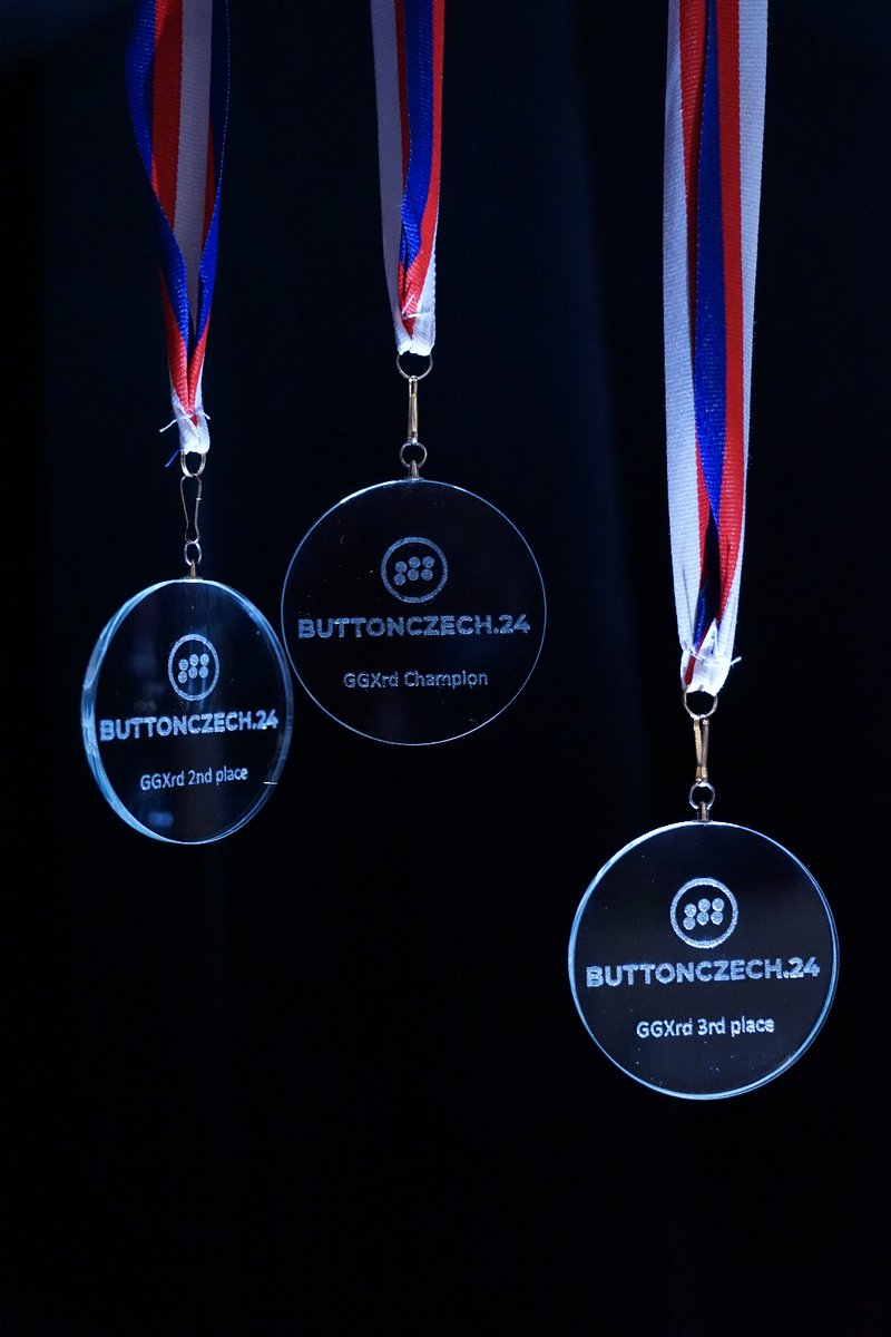 Buttonczech's tweet photo. As per tradition, the champion of every main game is going to bring home one of our unique statuettes.
Our most sincere thanks goes to @CZUtas for creating these beauties!
#Buttonczech #BCZ24 https://t.co/O7AfUmjYKs