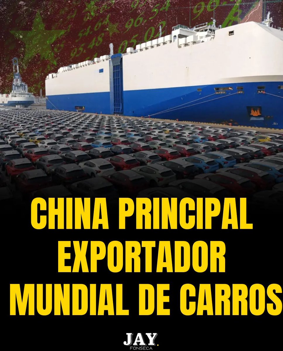 jayfonsecapr's tweet image. 🚗 Hace sólo dos décadas, China tenía poca capacidad para fabricar autos, y poseer uno era considerado algo novedoso. Hoy en día, China produce y exporta más autos que cualquier otro país en el mundo.

🇨🇳 El presidente electo Donald J. Trump prometió imponer nuevos aranceles a…