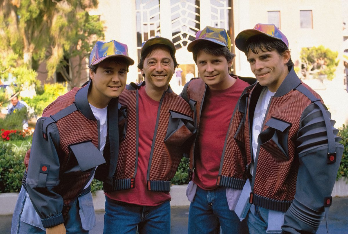 TheAcademy's tweet photo. Behind the scenes of Robert Zemeckis's BACK TO THE FUTURE PART II, which turned 35 this month. 

The film was nominated for Visual Effects at the 62nd Academy Awards. https://t.co/nSxEZ3nEi9