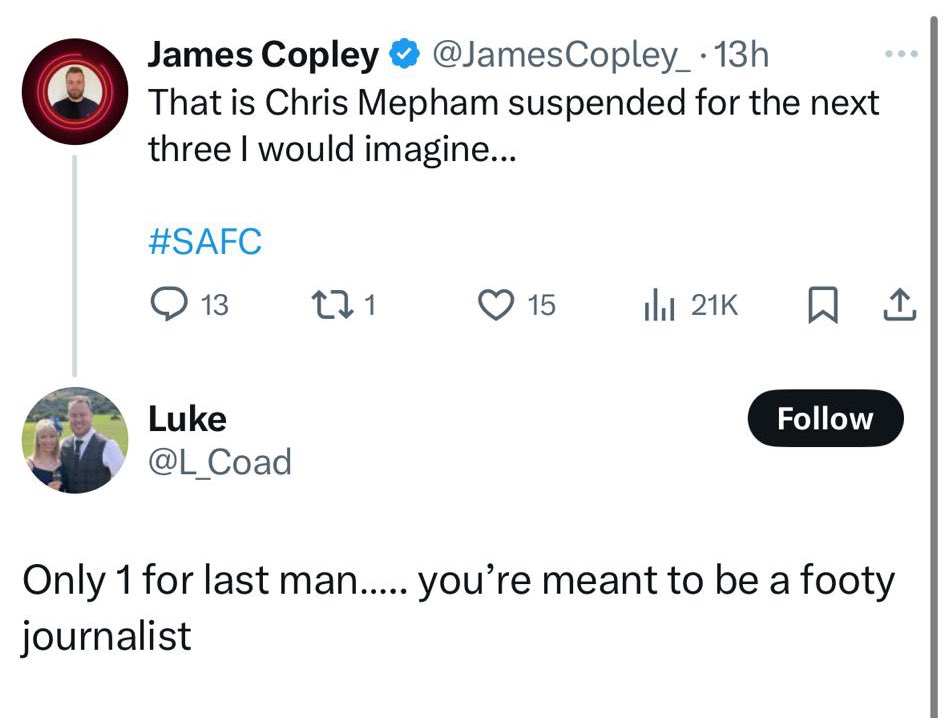 Hardly Henry Winter is he?