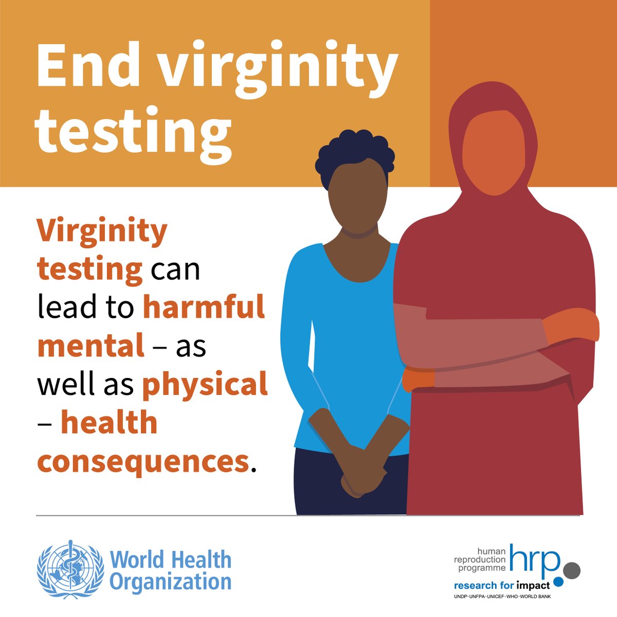 WHOAFRO's tweet photo. Virginity testing is:

1️⃣ medically unnecessary
2️⃣ often painful
3️⃣ humiliating and traumatic
4️⃣ a form of violence against women and girls

#VirginityTesting MUST END!

👉 https://t.co/qsa4iadrxs

#EndViolence #16Days
#noexcuses https://t.co/RbvwrJGhm3