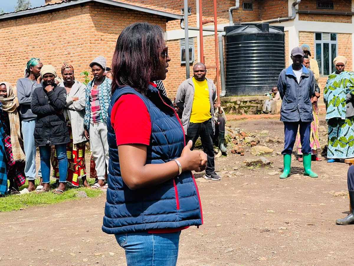 CBS__Rwanda's tweet photo. After Umuganda, partners of #connectproject @CBS__Rwanda @icbs_connect @EByumba and @TpoUg offered cows to survivors of the 1994 Genocide against the Tutsi in @RubavuDistrict. The event was attended by the vice Mayor in charge of social affairs Ishimwe Pacifique. https://t.co/b8FdTEhV0c