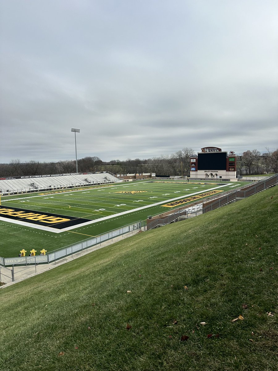 Thank you for having us  <a href="/MWSU_Football/">Missouri Western Football</a> <a href="/coachmcquillan/">Coach McQuillan</a>