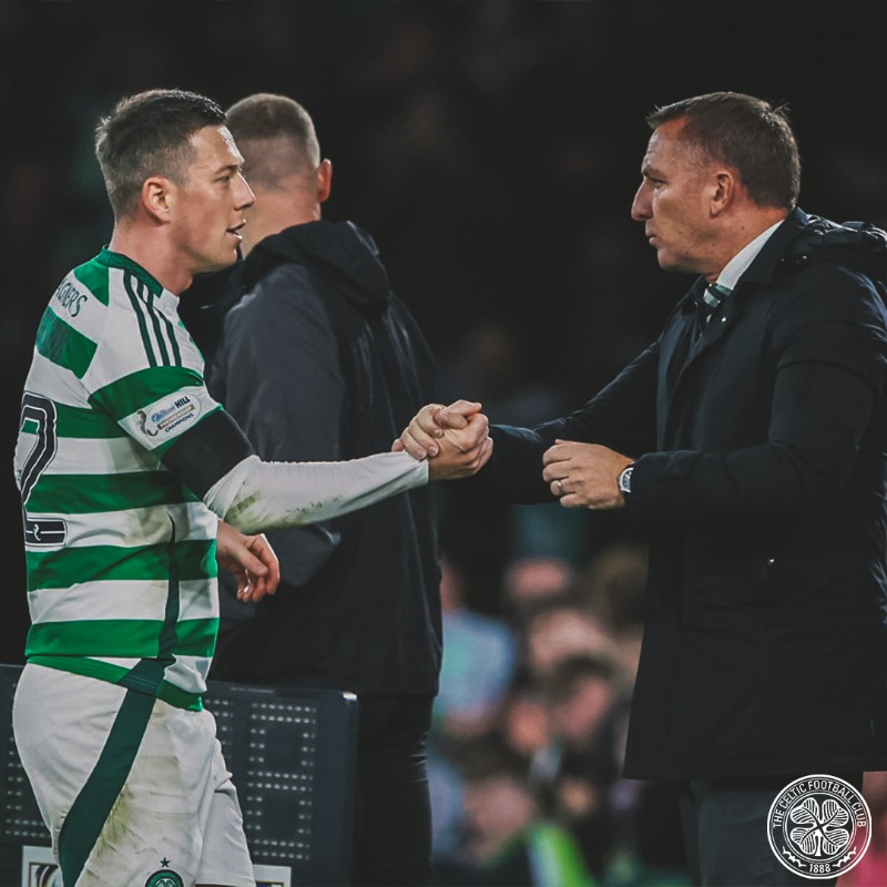 CelticFC's tweet photo. 🗯 "The speed of our game was at a really high level. So was the structure in the team and the hunger and greed to want the ball."
Manager: It was a joy to watch a complete team performance ⤵
#CELROS | #CelticFC🍀