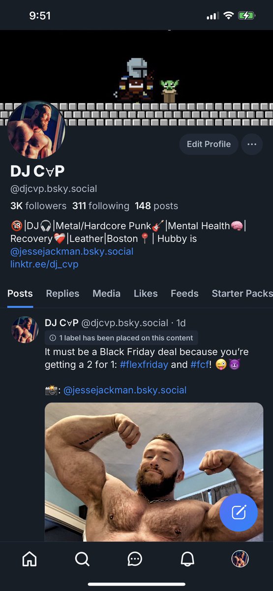 So I’ve obviously been shadow banned here. Go to my other social- it’s more fun there.