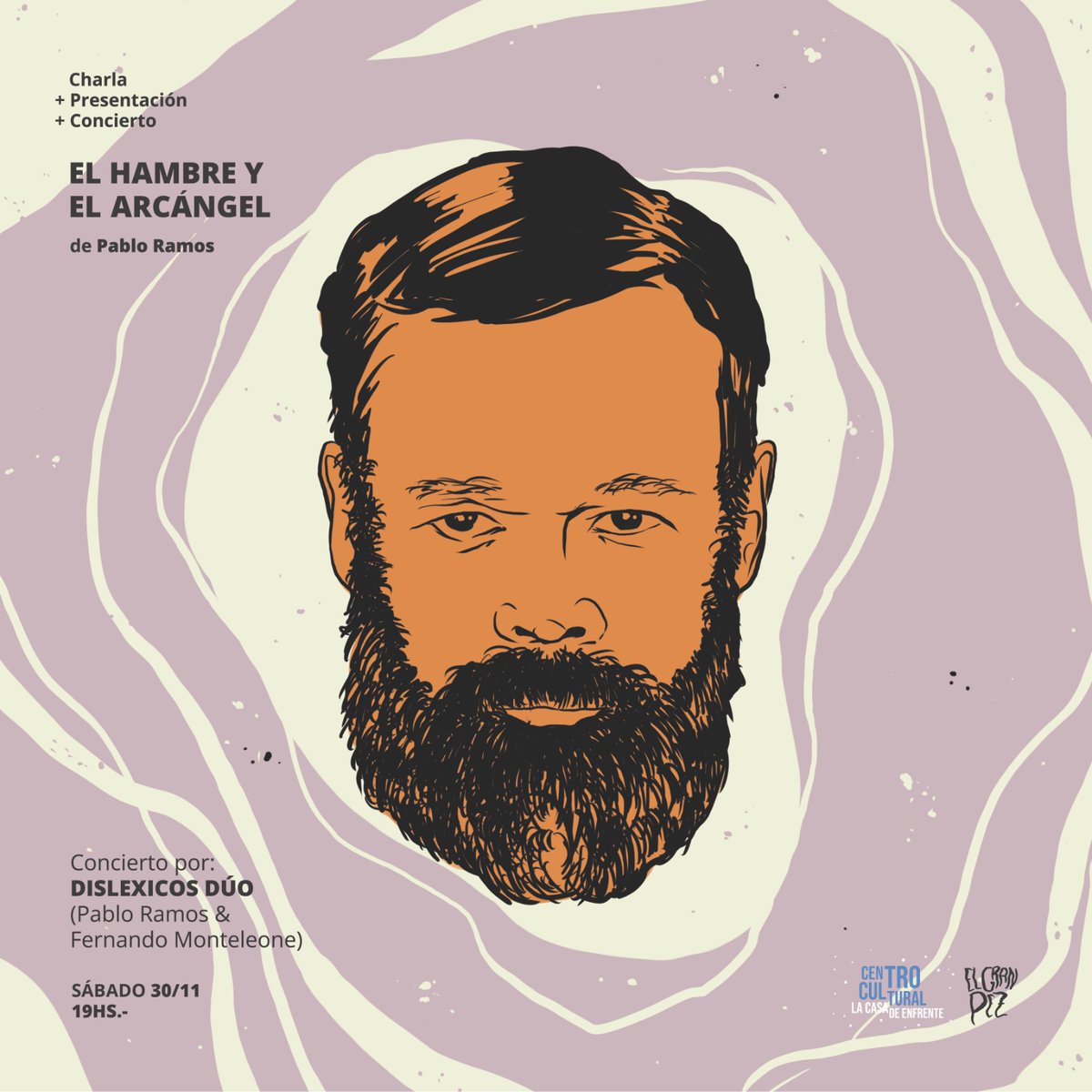 Hoy a las 19 entrevistamos a Pablo Ramos. Vamos a hablar de su libro sobre Gabo Ferro y de Antonia, el libro que acaba de publicar junto a su hija.
En continuado, tocará con Disléxicos Dúo.