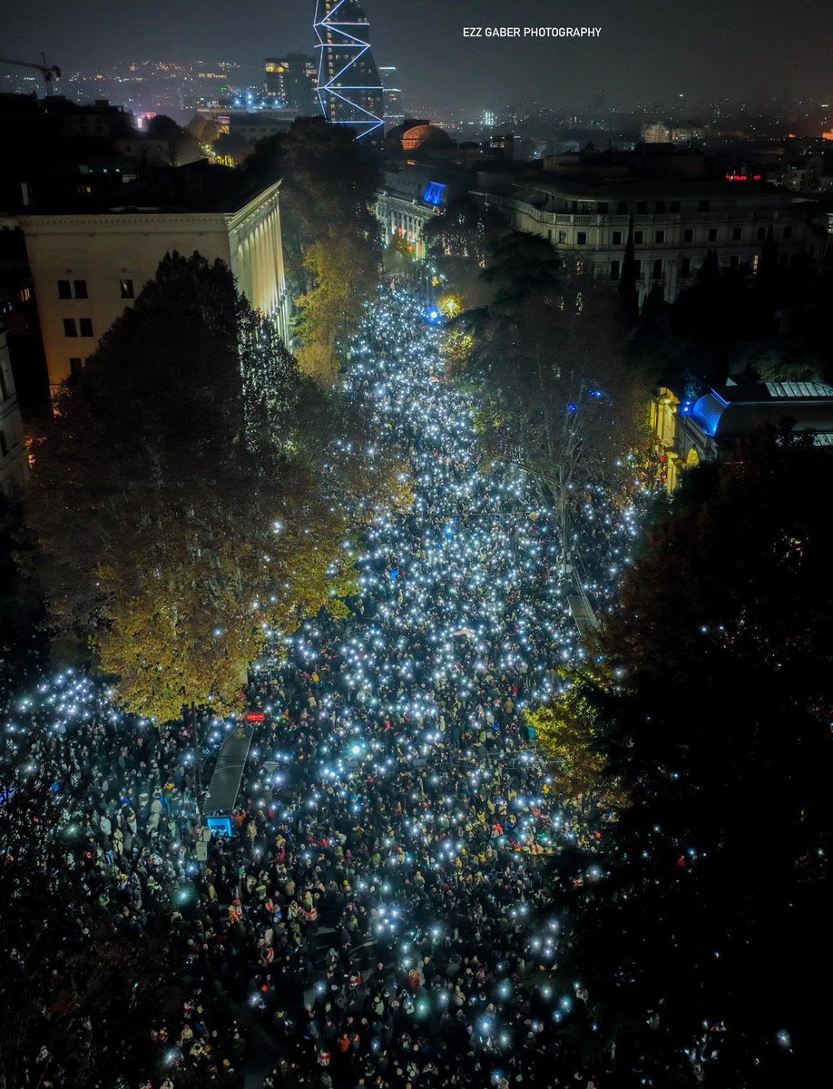 Tbilisi - November 30. 
Dear World, do you see and hear the people of Georgia?!

Photo by Ezz Gaber.