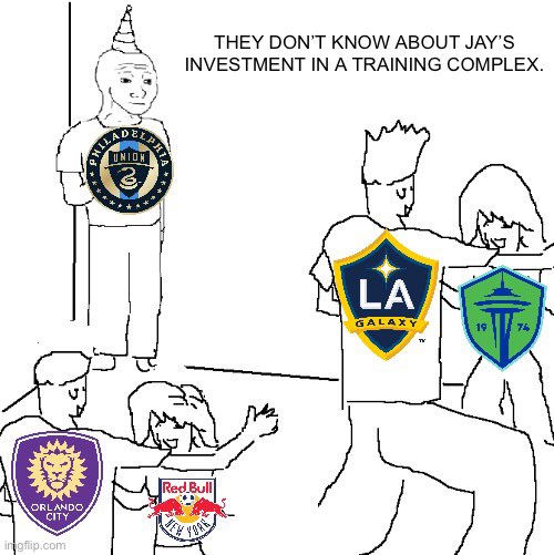 PhilaUnionMemes's tweet image. Watching the playoffs today?