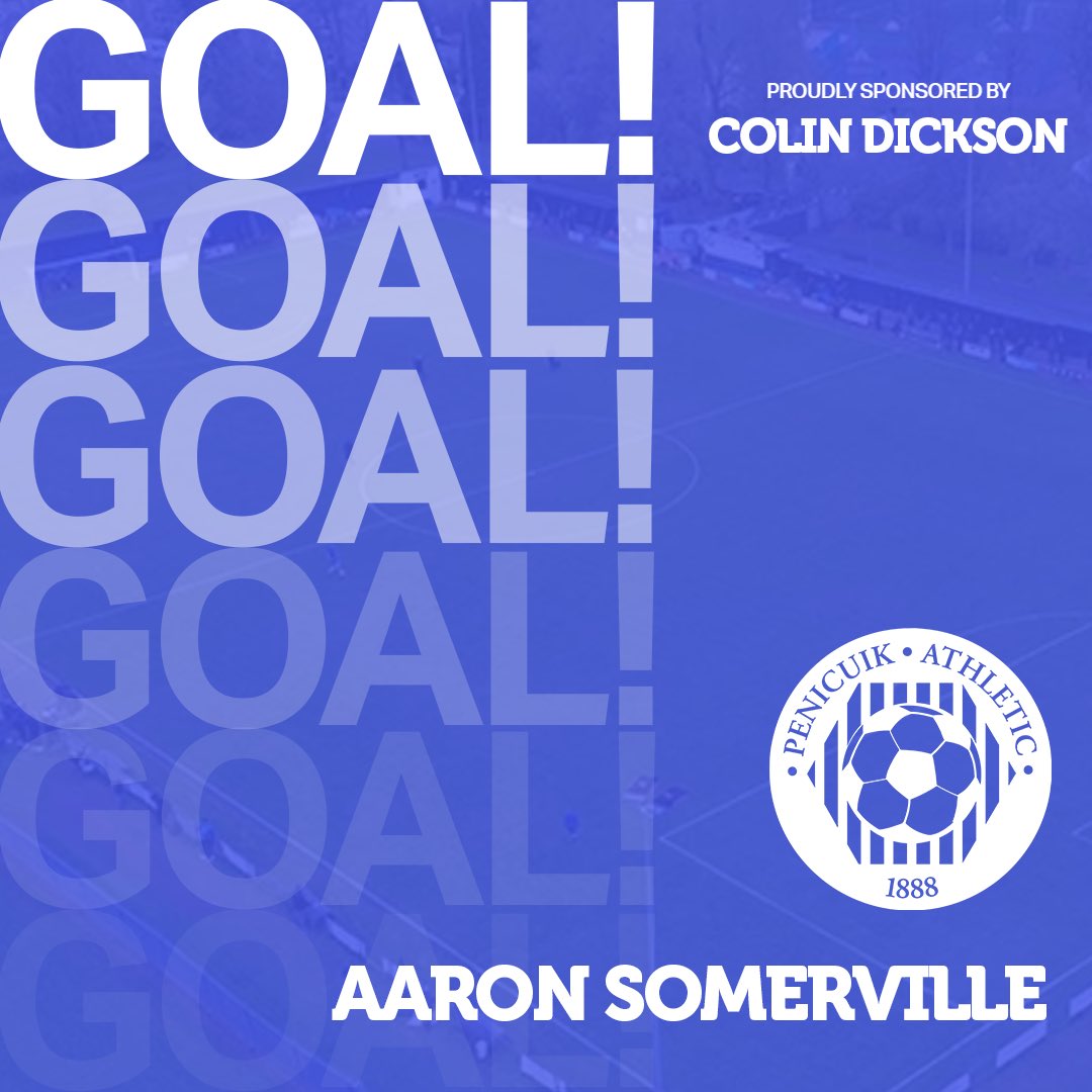 58’ | ⚽️ GOAL! Neave threads a lovely ball through the Luncarty defence for Wardlaw, who plays it across goal for Aaron SOMERVILLE to slide in the equaliser!

Penicuik Athletic 🔵 2-2 🟡 Luncarty