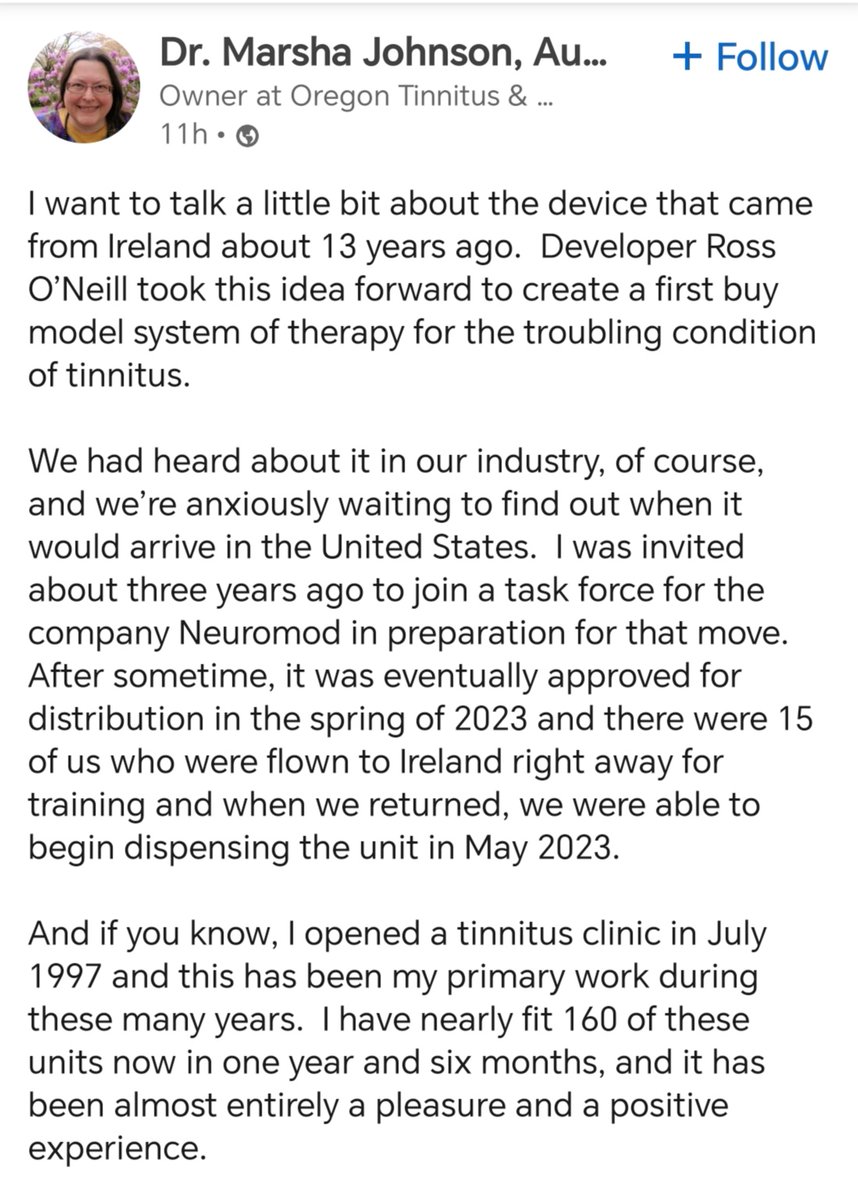 Lenire Tinnitus Treatment Device tweet media