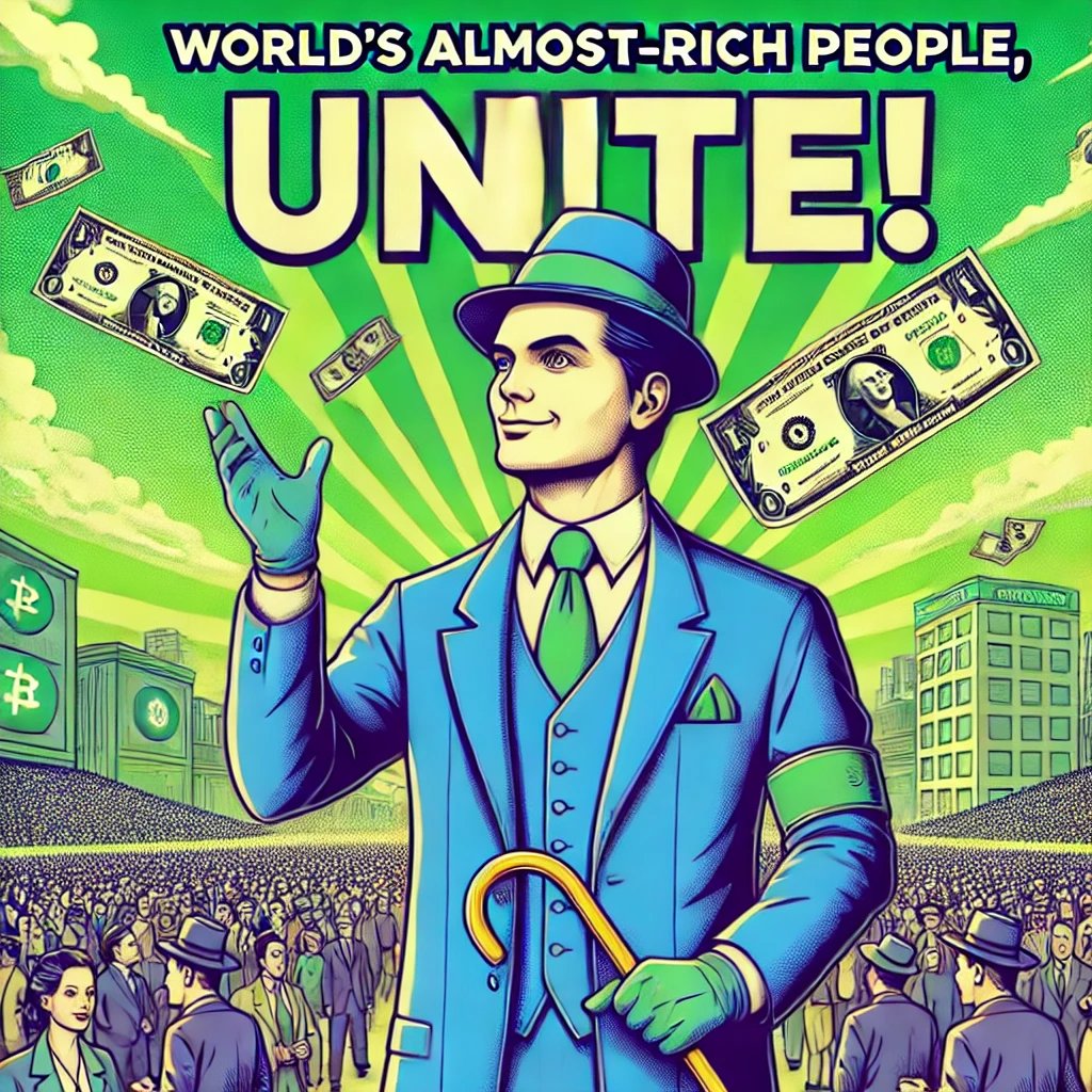 ThePonSUI's tweet photo. World's almost-rich people, unite!

Mr. $PonSUI https://t.co/dStySL7Dej
