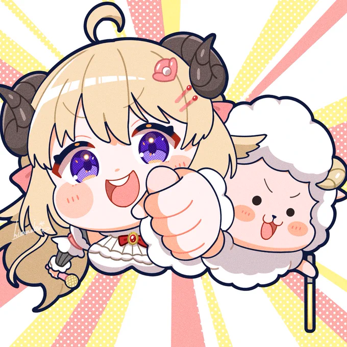 わためぇ5周年カウントダウンあと28日「まだまだ進むよ!一緒に!!」#つのまきあーと 