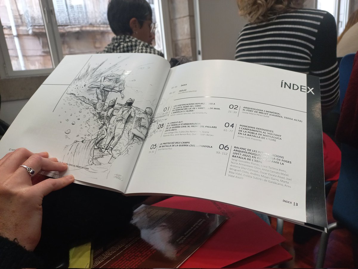 passatmesrecent's tweet photo. 🤩 Ja estàn disponibles les actes de les últimes jornades d'Arqueologia I Patrimoni de la Guerra Civil publicades per @CulturaStte 
✒️Hi apareix un article del nostre projecte al #CingloAlt #PallarsJussà ! https://t.co/Pqr4cNdPs3
