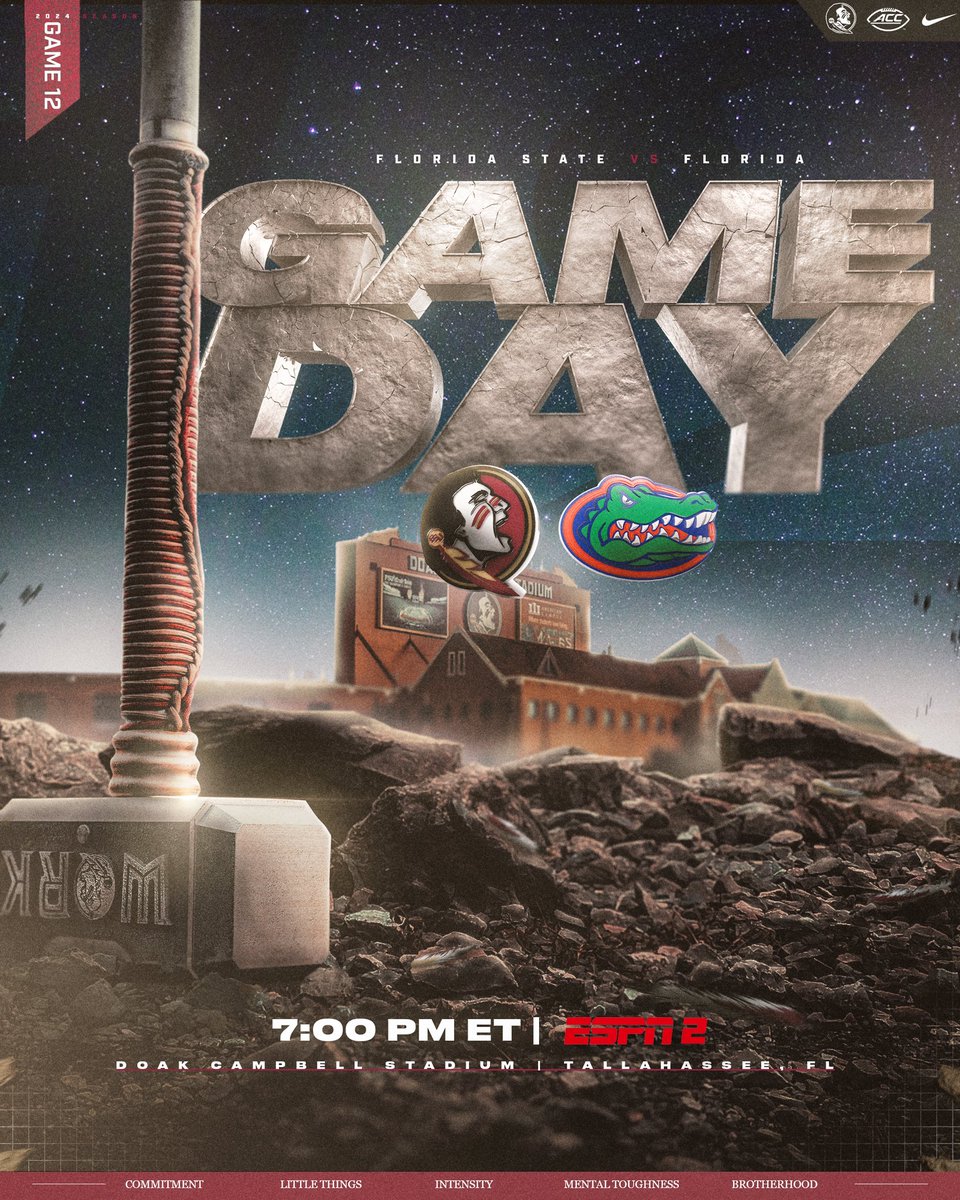 FSUFootball's tweet photo. Tonight in Doak 

#NoleFamily | #KeepCLIMBing https://t.co/xImL9nfeZv