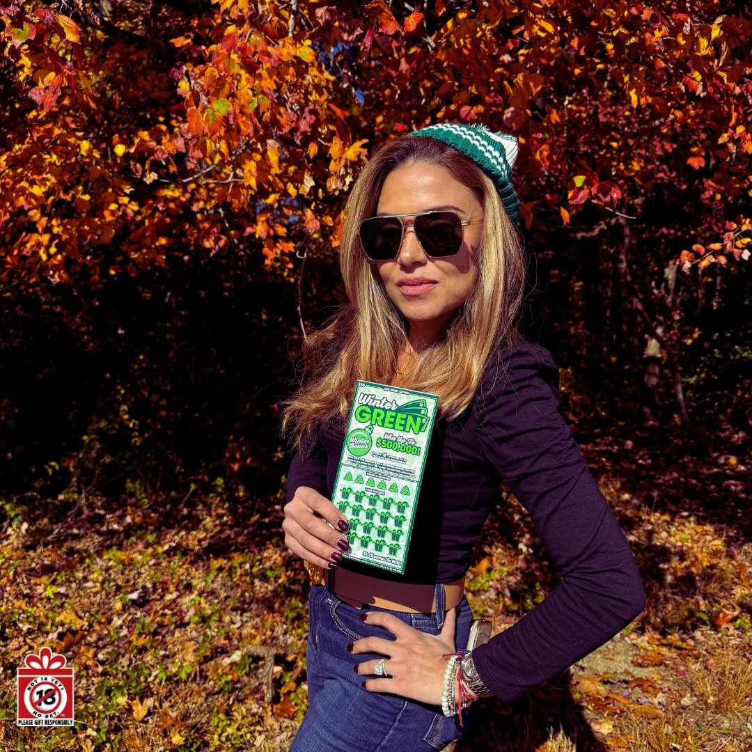 NJLottery's tweet photo. Go big with our $10 Winter Green Scratch-Offs! ๐๐ค๐ Win up to $500,000 and you could make your winter wonderland dreams come true! For Scratch-Offs game odds, visit https://t.co/LTUjX9ZRRv. #ScratchOffSaturday๐ https://t.co/8N6z75cs90