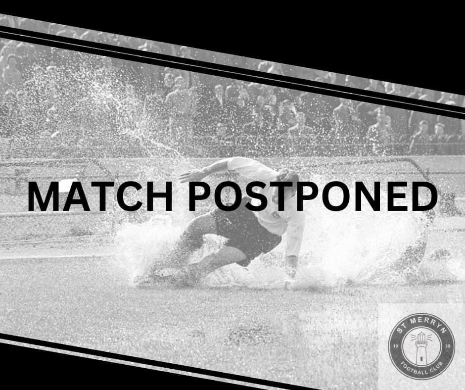 Unfortunately this afternoons match away at Biscovey has been called off due to a waterlogged pitch.