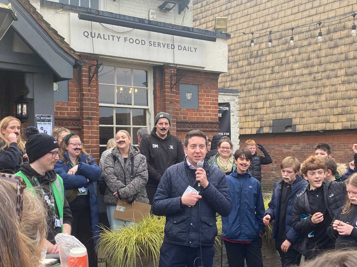 Congratulations to the pupils at <a href="/rw_school/">Ravens Wood School</a> who have raised over £5,000 for <a href="/MovemberUK/">Movember UK</a>

They’ve been running fundraising events and encouraging men &amp; boys to be confident in talking about mental health.

It was a pleasure to join them for their final event in West Wickham today!
