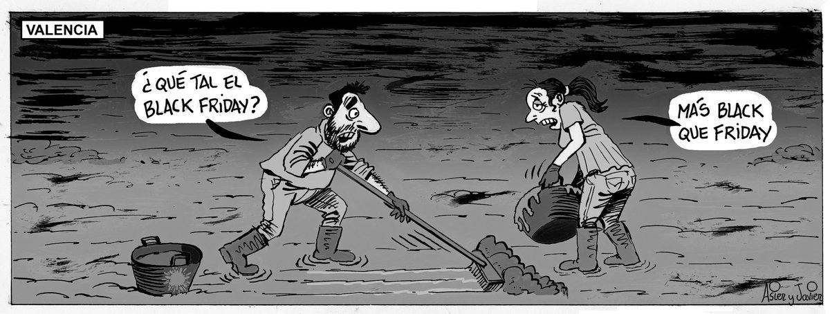 BurriezaMateos's tweet photo. La actualidad del 30.11.2024 en #viñetas: #Sánchez #PSOE #Fiscalía #Lafware #Ultraderecha #Feijóo #Corrupción #Netanyahu #Trump #Putin #CambioClimático #COP29 #Mazón #Ayuso #Aldama #Bulos #Vivienda y alguna cosa más...Abro hilo con @asiersanznieto y el #BlackFriday en #Valencia https://t.co/QshuNkeNcQ