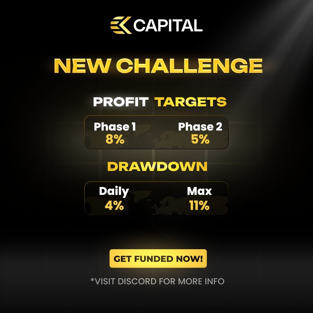 10X $25K CHALLENGES GIVEAWAY 
- Like, Retweet &amp; Follow <a href="/ckcapitaluk/">ckcapital</a> 
- Comment your favourite trading quote.

🚨 ANNOUCEMENT NEW CHALLENGE RELEASED IN 1 WEEK. NEW PLATFORM ALSO IN 3 MONTHS 👀 ‼️

TOO MUCH GOOD NEWS COMING WITH CK SOON