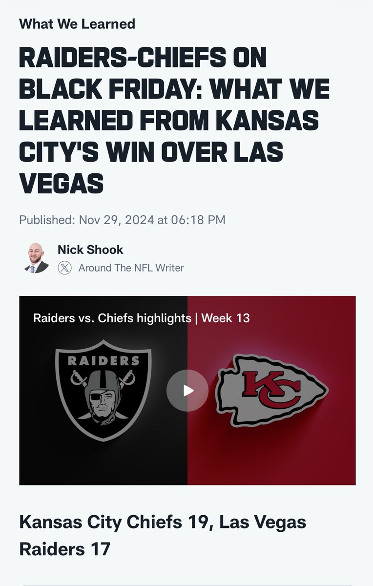 Anyone read this absolutely pish biased NFL app bullshit.
# Raiders #Raidernation #badjournalism #NeverFactuaL