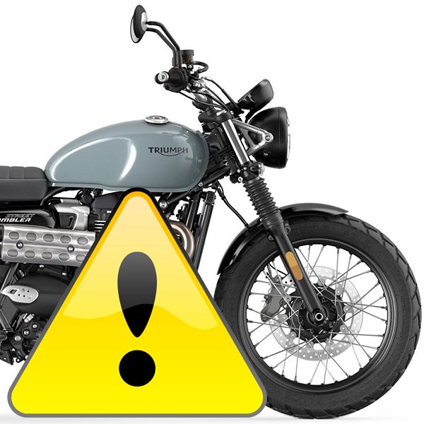 femaonline's tweet photo. MANUFACTURERS' RECALL

Triumph Bonneville T100, Bonneville T120, Street Scrambler, Scrambler 900, Street Twin and Speed Twin 900.

Check our website for the production dates.

FEMA, Europe's leading motorcyclists' organisation, shows you all recalls: https://t.co/3KwLXbo6kJ https://t.co/jBt89EkJpS