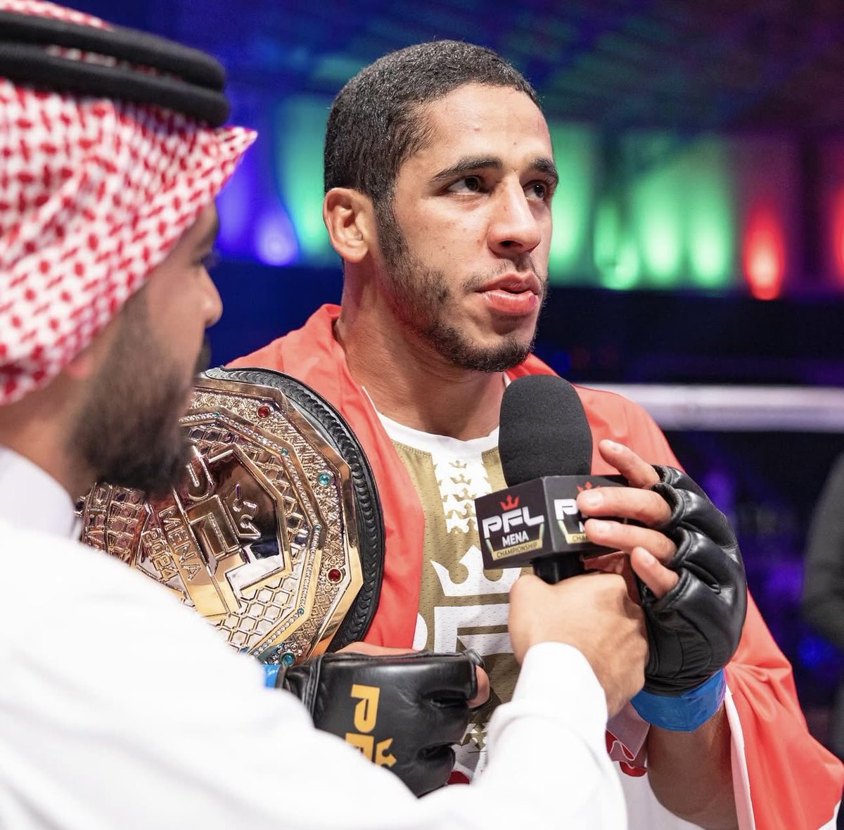 ashrakat_khalil's tweet photo. Omar El Dafrawy Is officially the 2024 PFL MENA Welterweight Champion. #omareldafrawy #PFL_MENA https://t.co/nOnINL30Fo