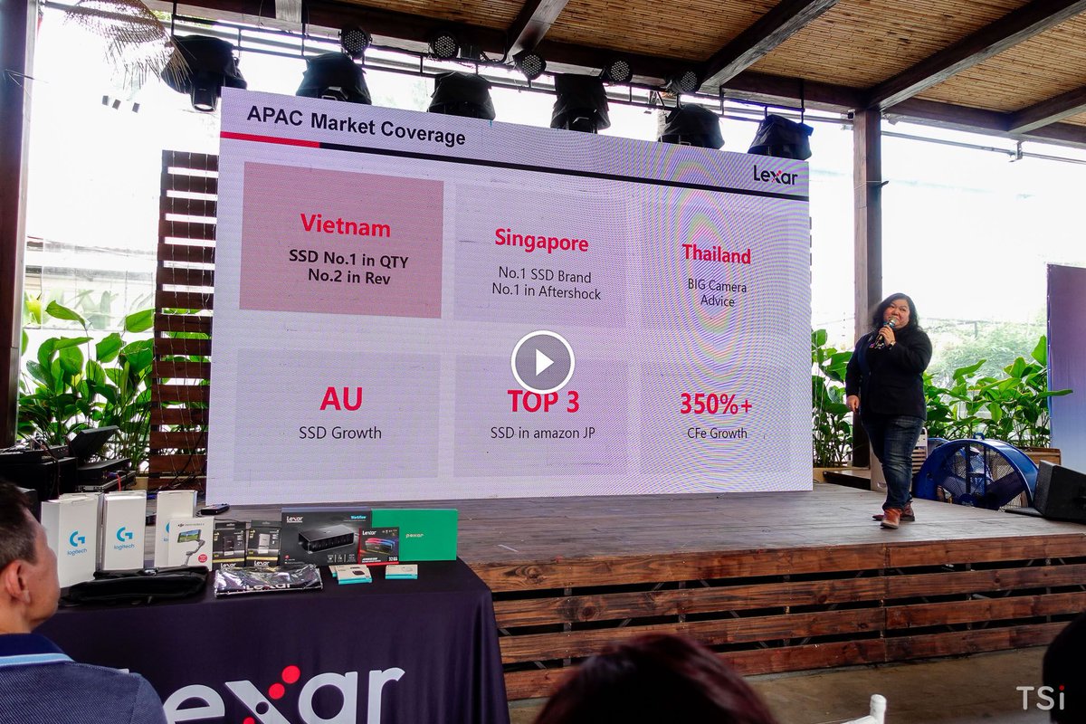 techsigninVN's tweet photo. Với chủ đề “Sáng tạo vượt giới hạn,” Lexar nhấn mạnh vào việc khai phá tiềm năng tối đa của người dùng thông qua các thiết bị lưu trữ mạnh mẽ.  

https://t.co/ytH4pkvGOQ https://t.co/5cjRzrTzSI