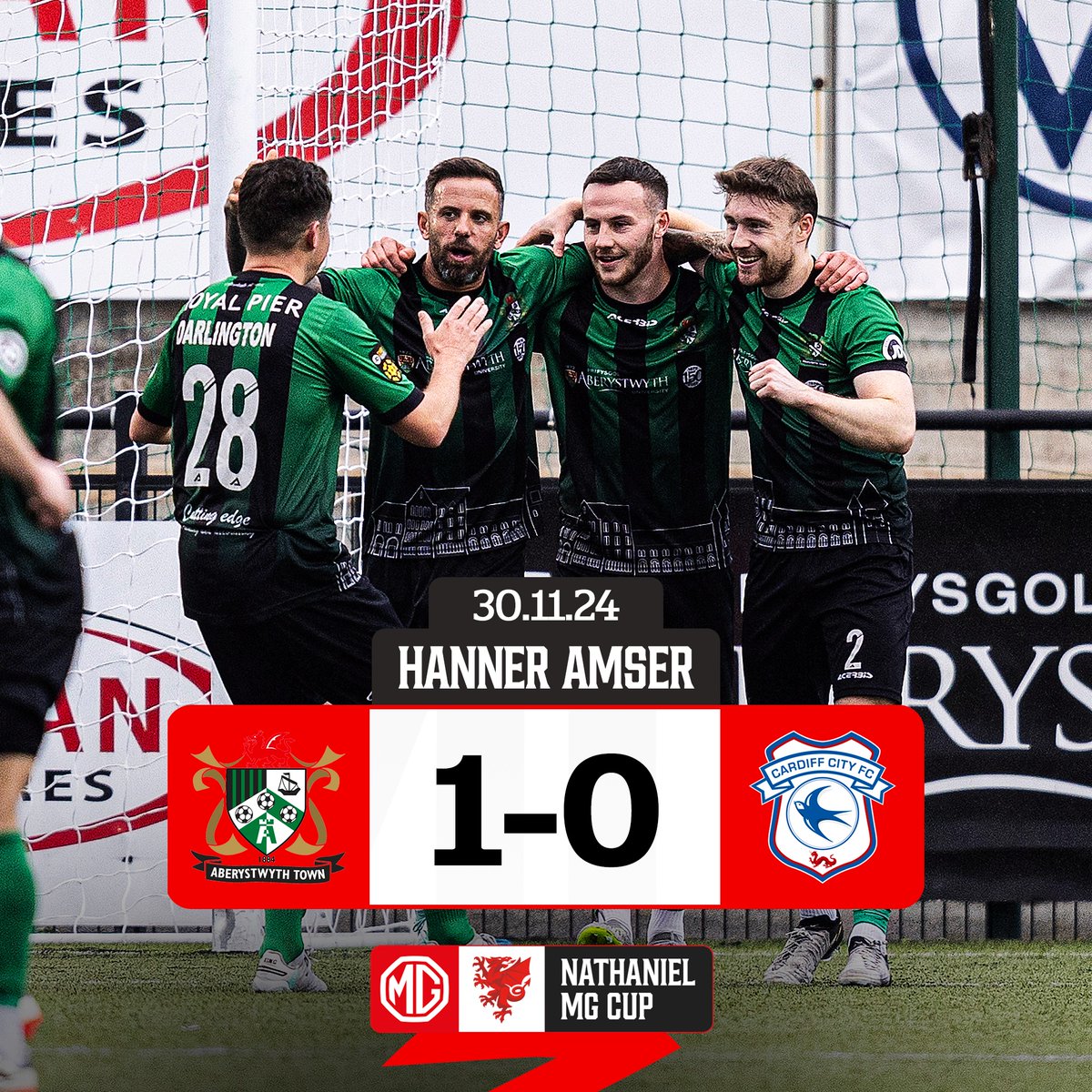 Niall Flint's penalty has <a href="/AberystwythTown/">CPD Tref Aberystwyth Town FC</a> in front! 💪

#NathanielMGCup