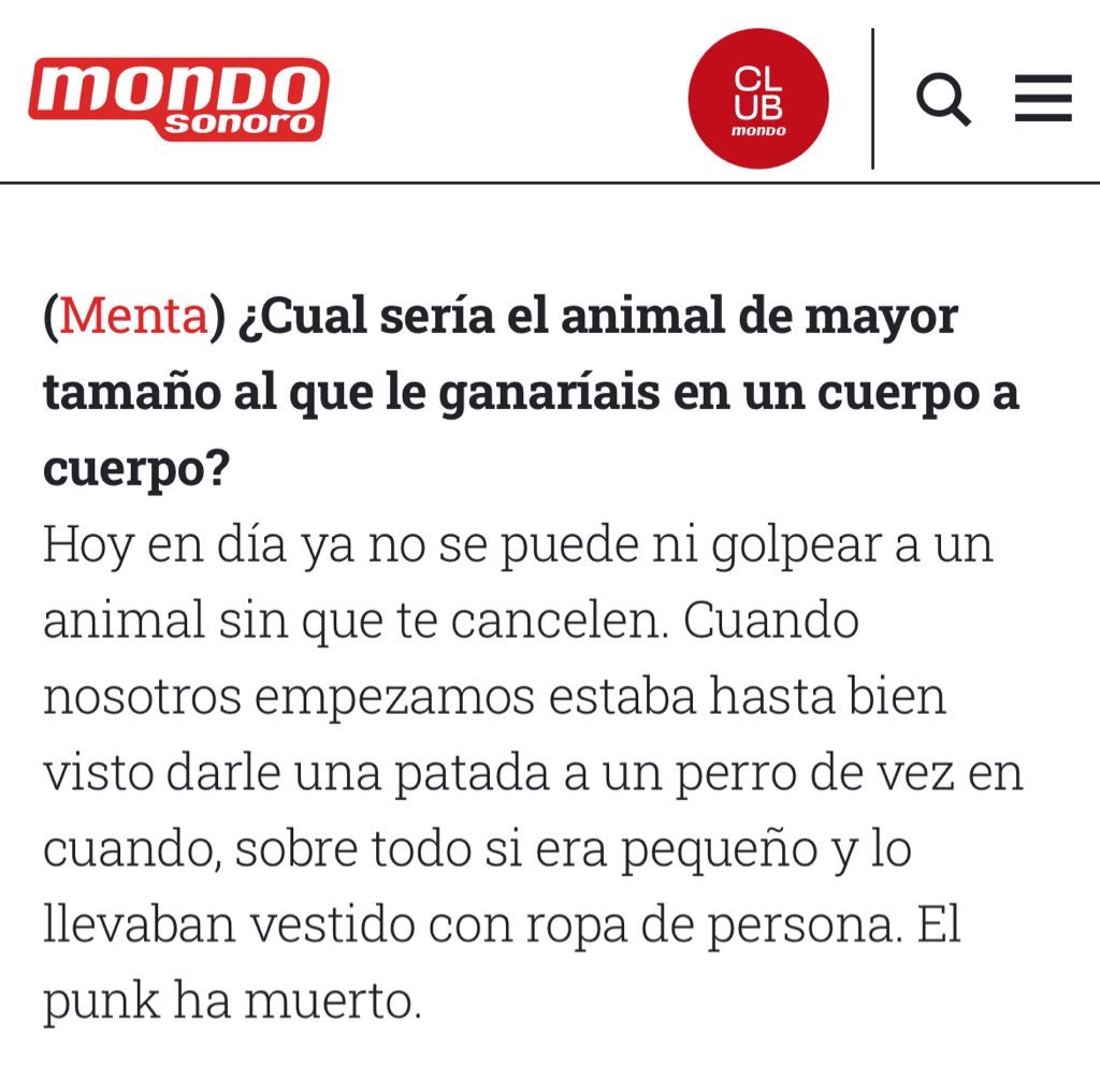 Menta (@merentamenta) on Twitter photo esto se lo preguntamos a <a href="/lospunsetes/">Los Punsetes</a> y nos lo preguntamos constantemente cuando vamos en la furgo,
vosotrxs a qué animal os bajabais en un cuerpo a cuerpo???? esto se lo preguntamos a <a href="/lospunsetes/">Los Punsetes</a> y nos lo preguntamos constantemente cuando vamos en la furgo,
vosotrxs a qué animal os bajabais en un cuerpo a cuerpo????