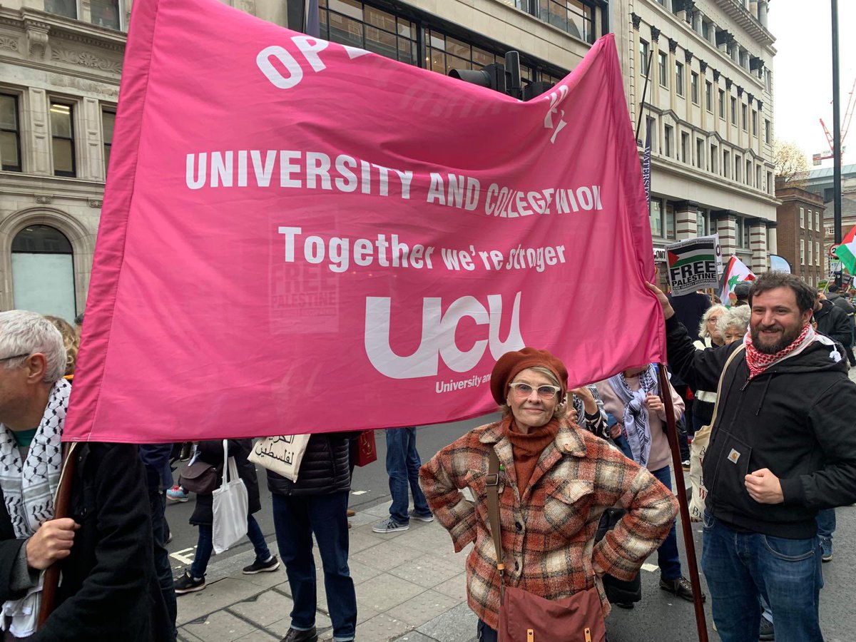 OU Divestment Campaign (@oudivest) on Twitter photo Big love to Julie Christie - the most iconic of OU alumni. Pictured here on today’s <a href="/PSCupdates/">Palestine Solidarity Campaign</a> march. Julie is backing our <a href="/OUDivest/">OU Divestment Campaign</a> Campaign.
Join her: call on <a href="/OpenUniversity/">The Open University</a> to divest from complicity with Israel. ❤️🇵🇸
Sign our petition here: actionnetwork.org/petitions/we-c… Big love to Julie Christie - the most iconic of OU alumni. Pictured here on today’s <a href="/PSCupdates/">Palestine Solidarity Campaign</a> march. Julie is backing our <a href="/OUDivest/">OU Divestment Campaign</a> Campaign.
Join her: call on <a href="/OpenUniversity/">The Open University</a> to divest from complicity with Israel. ❤️🇵🇸
Sign our petition here: actionnetwork.org/petitions/we-c…
