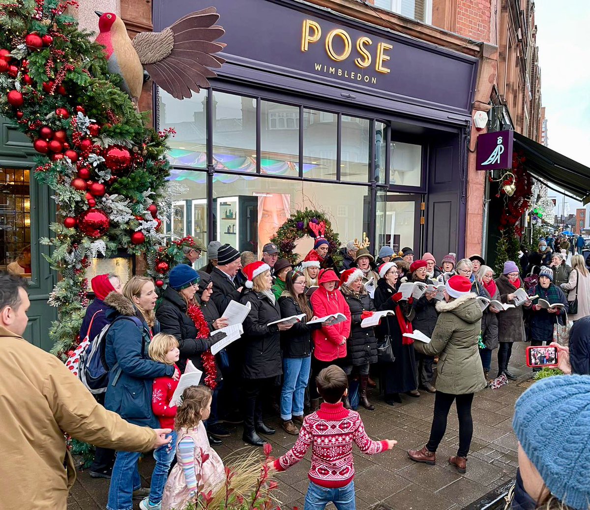 We’ll be getting into the festive spirit at #ChristmasInTheVillage tomorrow! Come along &amp; join in everyone’s favourite #carols Sunday at 3pm outside The Ivy in #Wimbledon Village 🎄🎶