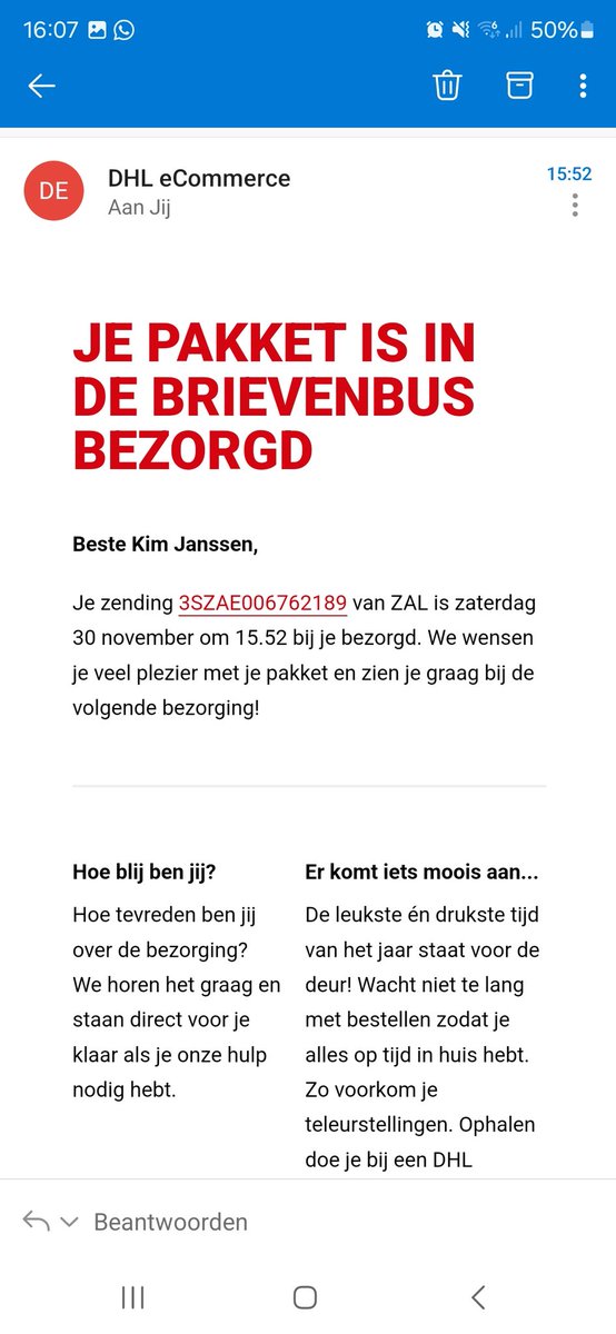 Junkim_XL's tweet photo. Ik heb een nieuw soort brievenbus!!!! #dhl #dhlnl #brievenbus . Maar serieus,  dit is wel klaar nu. Doe je werk!!!! Ik zit btw thuis F1 te kijken hoor #F1 https://t.co/ebdNP8muvA