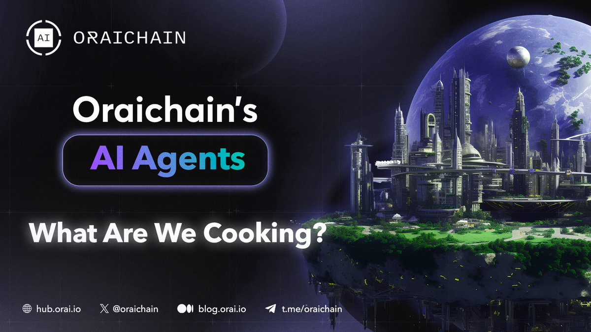 oraichain's tweet image. ORAI is now available on @Solana⚔️

📈 👉 bit.ly/ORAI-SOL 

We’ve been cooking the most comprehensive AI x Blockchain stack since 2020– AI Agents will put this infra to work!

Let’s dive in: blog.orai.io/oraichains-ai-…