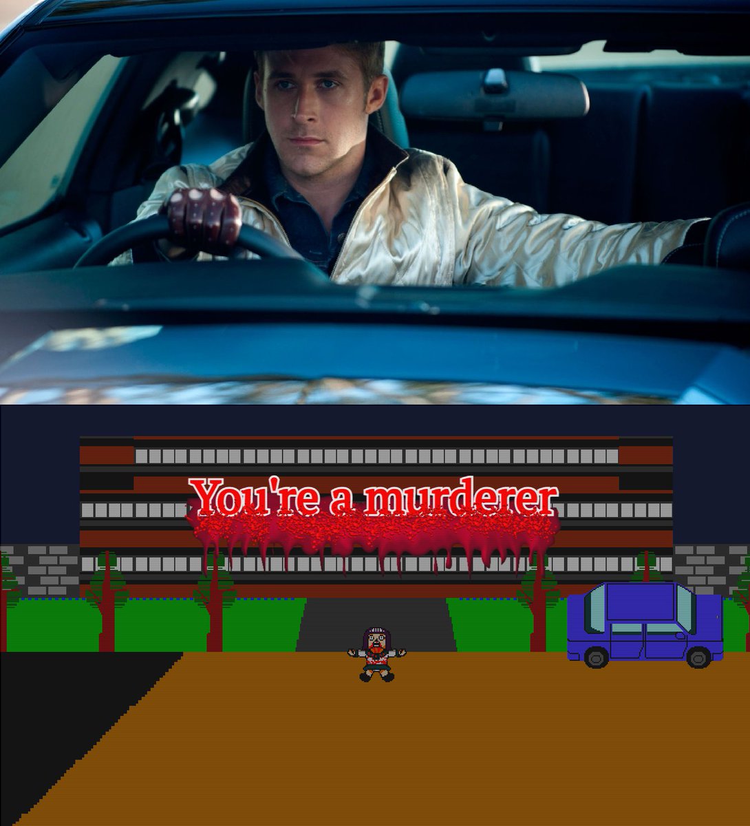 BYYONI1's tweet image. In one of the reviews on #CreepyCreepyLove I saw this meme...almost died laughing. It&apos;s cruel and funny.

#BYYONI #indiegames #indiedev #RPGツクール #RPGMaker #yandere #screenshotsaturday