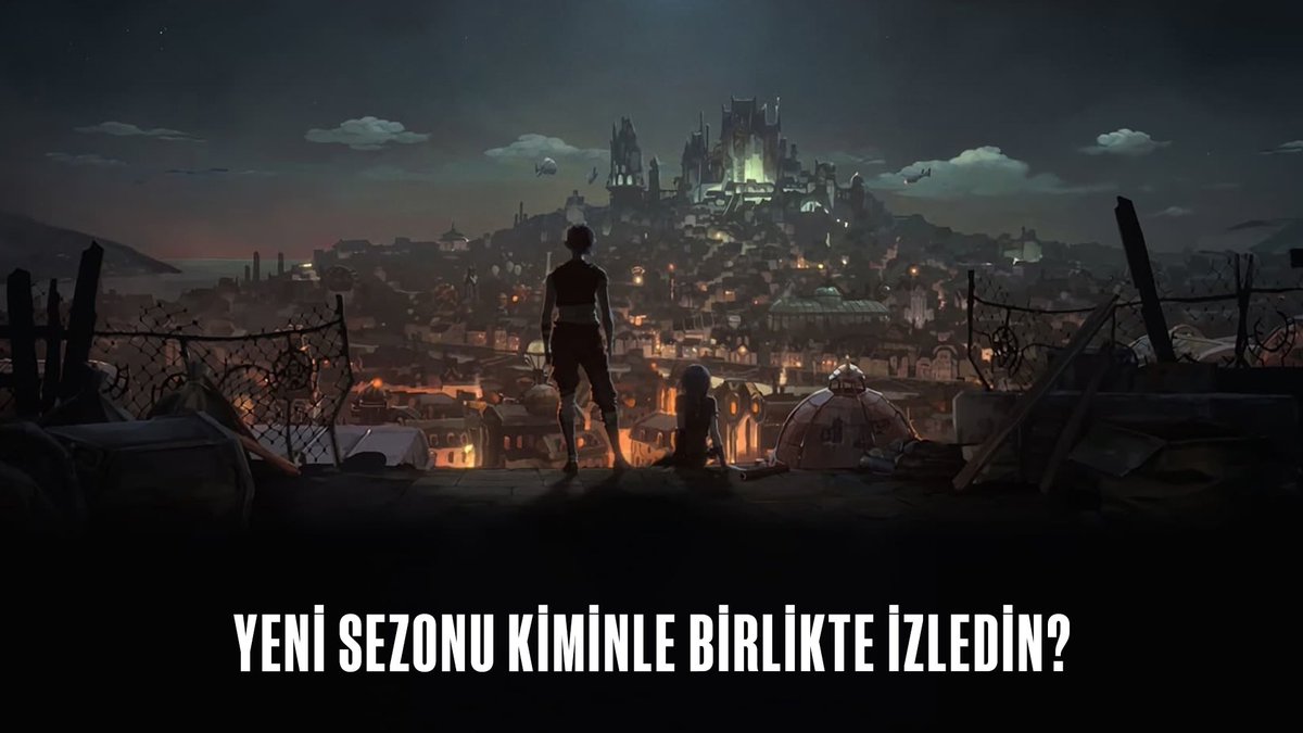 LoLTurkiye's tweet photo. Arcane yeni sezonu kiminle birlikte izledin?👇 https://t.co/1cDSArCNcl