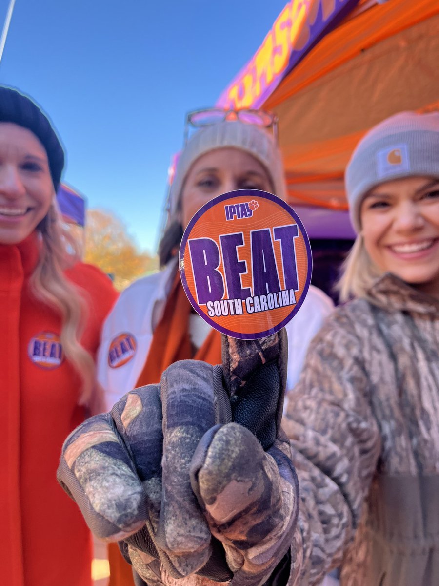 IPTAY's tweet photo. The stage is set in the tailgate lots! 🏈 Tiger fans are ready to #BeatSouthCarolina #IPTAYDAY https://t.co/KOjKf6C1W8