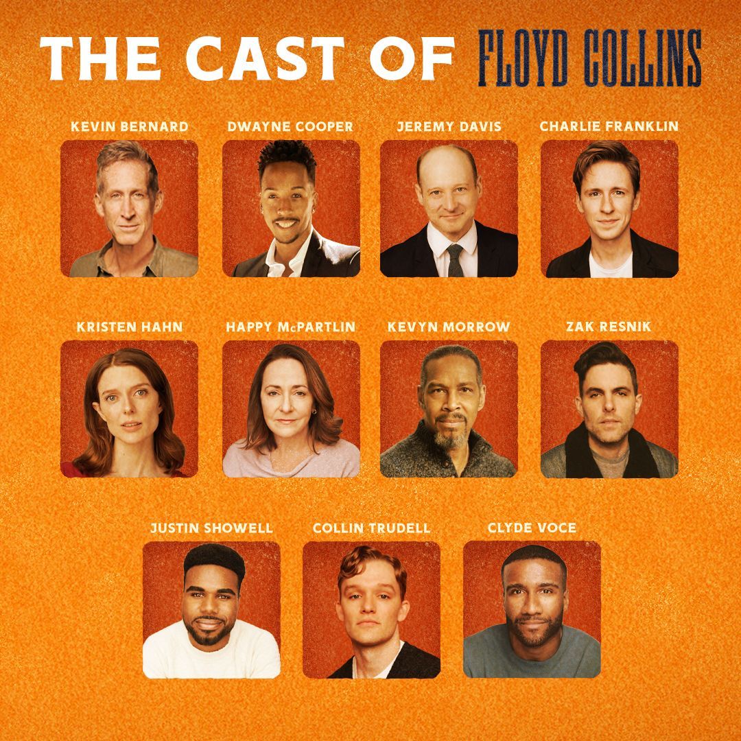 Meet the faces behind the voices: the Broadway musical cast of #FloydCollins!

Tickets go on sale Dec 12 at noon: FloydCollinsBroadway.com